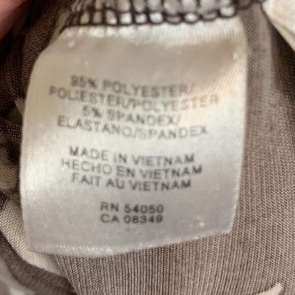 Jones New York Signature Large Leaf Print Midi Dress - Picture 5 of 7